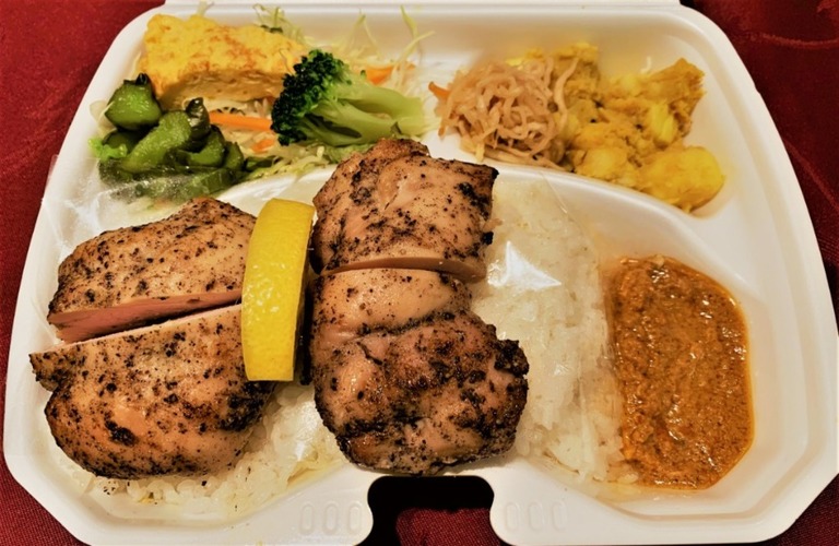 ブラックペッパーチキン弁当